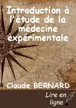 Introduction à l'étude de la médecine expérimentale