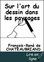 Sur l'art du dessin dans les paysages