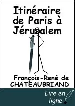 Itinéraire de Paris à Jérusalem