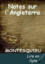 Notes sur l'Angleterre