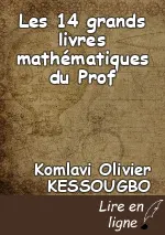 Les 14 grands livres mathématiques du Prof