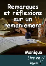 Remarques et réflexions sur un remaniement