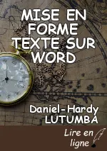 MISE EN FORME TEXTE SUR WORD
