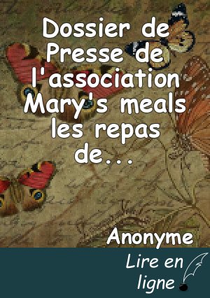 Dossier de Presse de l'association Mary's meals les repas de Marie