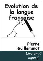 Evolution de la langue française