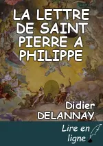 LA LETTRE DE SAINT PIERRE A PHILIPPE
