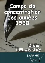 Camps de concentration des années 1930