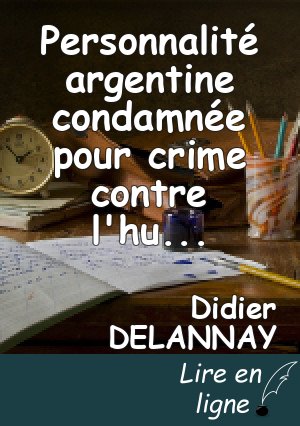 Personnalité argentine condamnée pour   crime    contre l'humanité