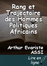 Rang et Trajectoire des Hommes Politiques Africains