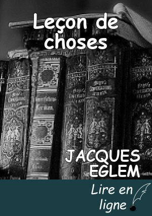 Leçon de choses
