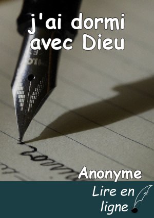 j'ai dormi avec Dieu
