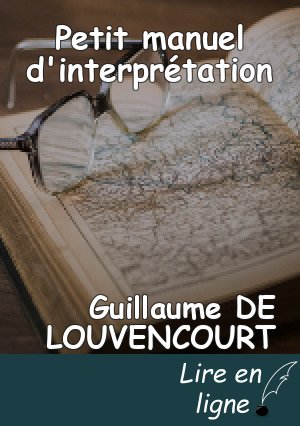 Petit manuel d'interprétation