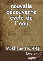 nouvelle découverte cycle de l'eau
