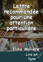 Lettre recommandée pour une attention particulière