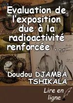 Evaluation de l’exposition due à la radioactivité renforcée dans les industries extractives (Cas de l’industrie du Cuivre au Katanga en RDC)