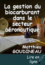 La gestion du biocarburant dans le secteur aéronautique