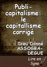 Publi-capitalisme: le capitallisme corrigé