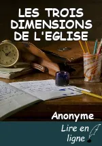 LES TROIS DIMENSIONS DE L'EGLISE