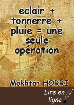 eclair + tonnerre + pluie = une seule opération