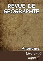 REVUE DE GEOGRAPHIE