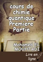 cours de chimie quantique Premiere Partie