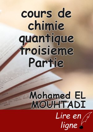cours de chimie quantique troisieme  Partie