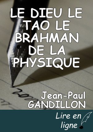 LE DIEU LE TAO LE BRAHMAN DE LA PHYSIQUE