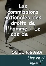 Les commissions nationales des droits de l'homme : Le cas de la CNDHL.