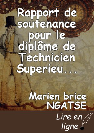 Rapport de soutenance pour le diplôme de Technicien Superieur de la statistique et de la Planification