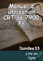 Manuel d utilisation CRT ss 7900 Fr
