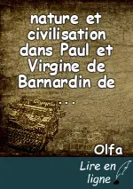 nature et civilisation dans Paul et Virgine de Barnardin de Saint Pierre