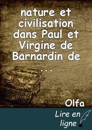 nature et civilisation dans Paul et Virgine de Barnardin de Saint Pierre