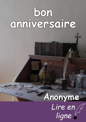 bon anniversaire