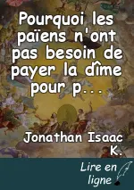 Pourquoi les païens n'ont pas besoin de payer la dîme pour prospérer?