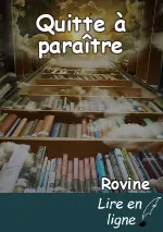 Quitte à paraître