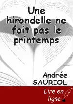 Une hirondelle ne fait pas le printemps