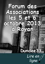 Forum des Associations les 5 et 6 octobre 2013 à Royan