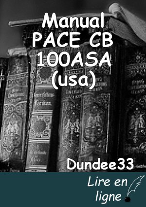 Manual PACE CB 100ASA (usa)