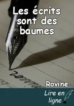 Les écrits sont des baumes