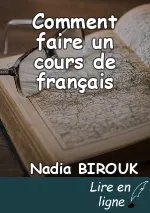 Comment faire un cours de français