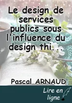 Le design de services publics sous l'influence du design thinking
