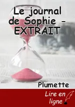 Le journal de Sophie - EXTRAIT