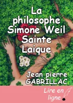 La philosophe Simone Weil Sainte Laique