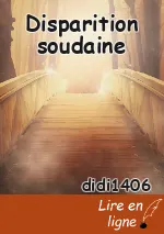 Disparition soudaine