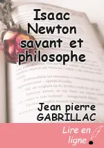 Isaac Newton savant et philosophe