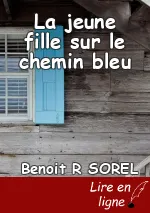 La jeune fille sur le  chemin bleu