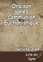Oraison après Communion Eucharistique