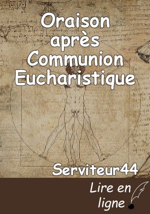 Oraison après Communion Eucharistique
