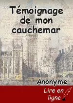 Témoignage de mon cauchemar