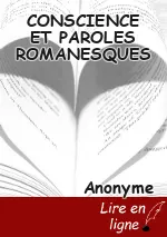 CONSCIENCE ET PAROLES ROMANESQUES